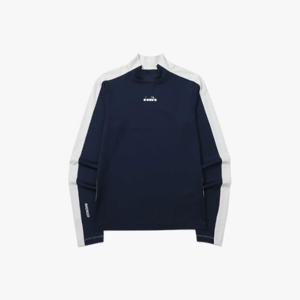 디아도라긴팔티 KQJ D4322TIN24NVS 쿨코어 하프넥 티셔츠 우먼 NAVY