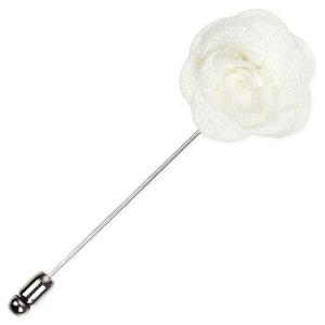 튤립 화이트 부토니에_B282