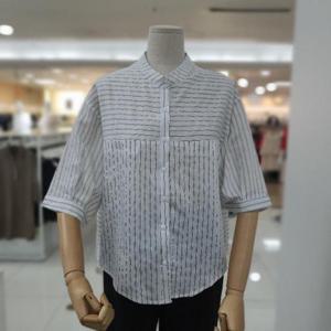 아날도바시니 DP01 요꼬 줄지 셔츠 AY06BL03N