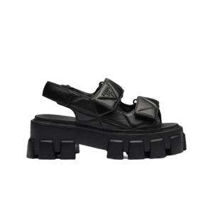 프라다 모노리스 나파 레더 샌들 블랙 1X439N-038-F0002