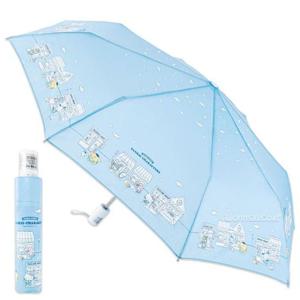 산리오캐릭터즈 스토어 55 3단 안전한 자동우산 블루