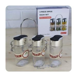 양념병 시노글라스 타원 4pcs 세트 소금 후추통