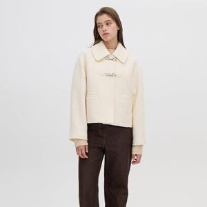 [올리브데올리브]버클 장식 숏 핸드메이드 코트(OW4XH062)