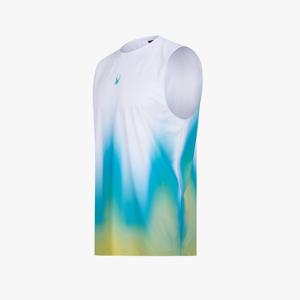 [스파이더] 남성 프로웹쿨 워터스포츠 그라데이션 슬리브리스 래쉬가드 SPKMCNSL321MPTN