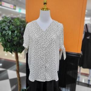 파파야 DP01 잔 도트  블라우스 PNPRBL023B