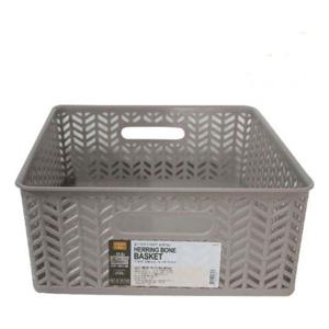 헤링본 직사각 바스켓5호(색상랜덤)