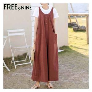 [프리나인][프리나인]버튼와이드점프수트FRP51114A