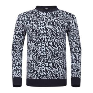 JDX HC11 남성 슬로건 레터링 라운드 풀오버 X2SPW1348