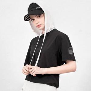 [체스]텐레스 여성골프 쿨 후드 반팔티셔츠 여자골프반팔티