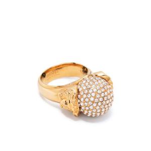 25 FW 베르사체 메두사 크리스털 장식 링 10092541A00621 TP432143113