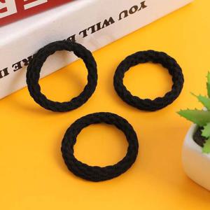 헤어업 통통 머리끈 20p세트 블랙 데일리 머리고무줄