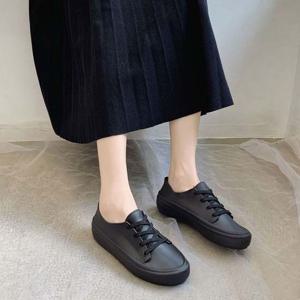 샵앤) 여성 베이직 2컬러 장마 방수 스니커즈형 장화 WON-WSE-WFFIF85