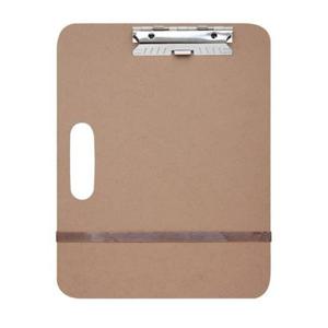 결제판 문화 MDF 클립보드 A3 손잡이형 F924-81 낱개 갈색