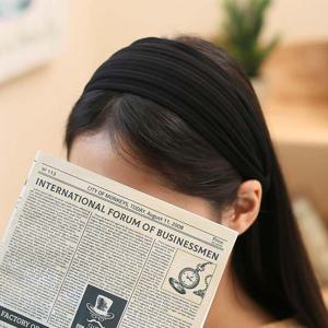 엔젤슈슈 베이직 골지 헤어밴드 편안한 머리띠