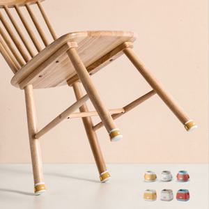 소음방지 의자캡 4개입 실리콘 가구패드 원형 사각형