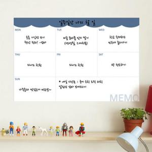 아트박스/꾸밈 cy654-주간심플캘린더_칠판시트