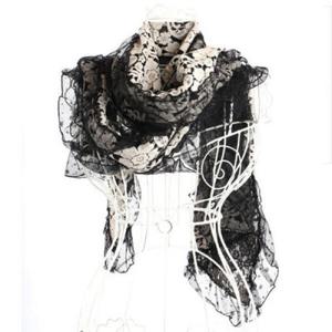아트박스/더로라 레이스 스카프 - 캉캉 빅 S4166