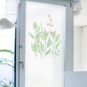 아트박스/꾸밈 cj876_m-무점착유리시트_세이지_유리문시트지