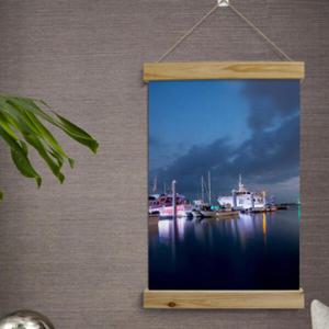 아트박스/꾸밈 cg307-우드스크롤_40CmX60Cm-바다와요트