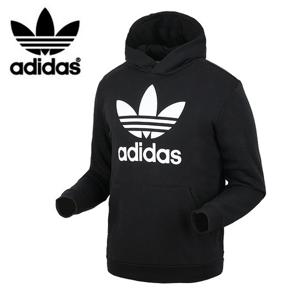 아디다스 주니어 트레포일 후드(DV2870)_블랙