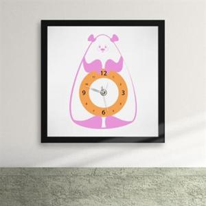 아트박스/꾸밈 cz014-귀여운 핑크팬더 액자시계