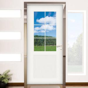 아트박스/꾸밈 ch783-창문그림(날씨좋은날)_현관문시트지