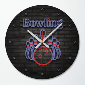 아트박스/꾸밈 is613-네온사인볼링_인테리어벽시계