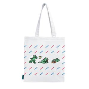 아트박스/마마마  지퍼에코백 (공룡특급_화이트)