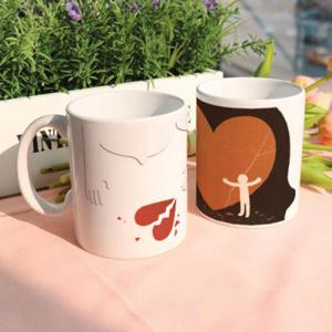 아트박스/꾸밈 if104-디자인머그컵2p-깨진하트