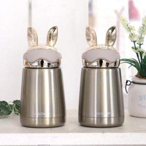 아트박스/상상앤드 래빗 파일럿 보온병_골드+골드