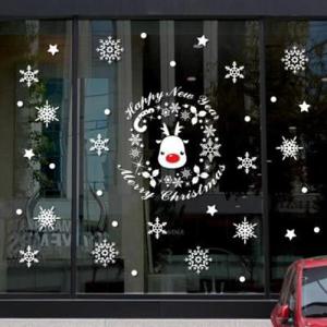 아트박스/제제데코 크리스마스 시트지 눈꽃 스티커 19CMJS5131