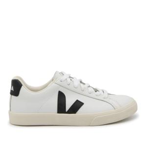 베자 화이트 블랙 액센트 로우탑 스니커즈 EO0200005A