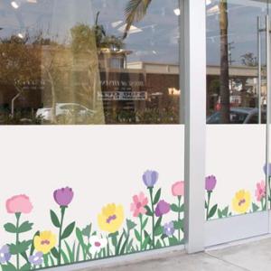 아트박스/꾸밈 dc629-오월의꽃밭_불투명유리시트지