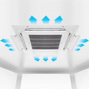 아트박스/이룸 에어컨바람막이 천장형 4way/에어컨날개 가림막