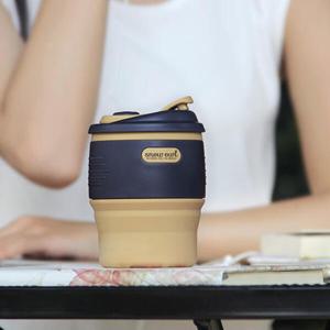 아트박스/스노우아울 아웃도어 실리콘 폴딩 커피 머그컵