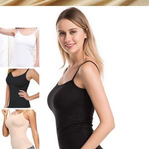 쿨메쉬 노와이어 빌트인 브라캡 캐미솔 캡나시