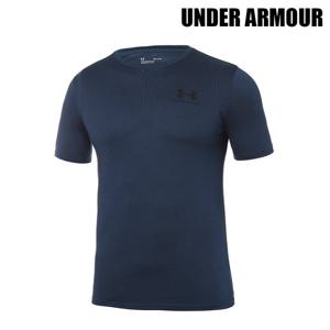언더아머 남성 반팔티 UA 스포츠스타일 레프트 체스트 네이비 1326799-408