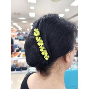 로뎀 세이브존05 프랑스 스와로브스키 7플라워 대형 빗핀(연두)0 RDA230602510