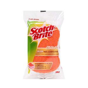 3M 올인원 아크릴 제로스크래치 수세미 1개입
