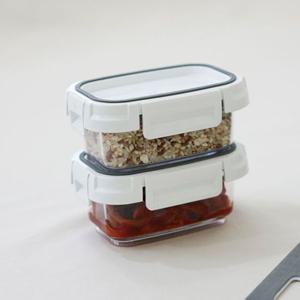 스카이락 밀폐용기 직1호 소185ml GR 밀폐용기