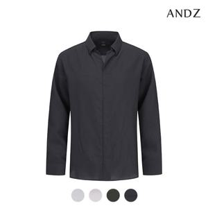 [앤드지][앤드지] 모달 혼방 세미오버핏 풀오버 셔츠_BZC2WC1105