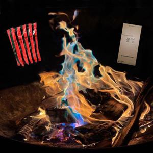 불멍때리기 캠핑 매직파이어 모닥불 불멍 무지개 불꽃 가루 25gX5