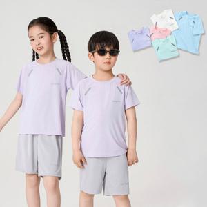 [엠케이] 냉감아이스 아동 기능성 쿨 반팔 상하복세트 205816