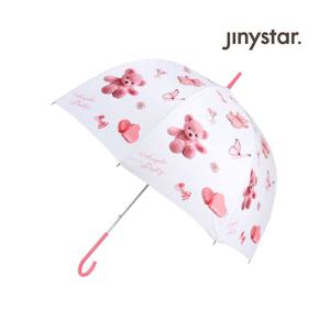 지니스타 65 돔형 핑크베어 장우산 OUJSU10056