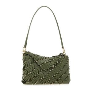 파코라반 그린 스케일 텍스처 플랩 숄더 백 25ASS0424CLF259 M3