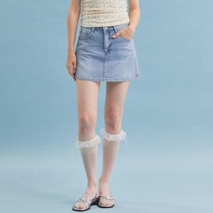 FOCUS  브러쉬 워싱 써머 큐롯 데님 팬츠 PBBF5M1PT7651