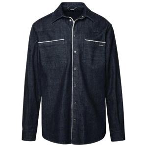 Dolce   Gabbana 셀비지 데님 골드톤 핏 셔츠 G5LN3DG8KF1 S9001VARIANTEABBINATA TP935884916