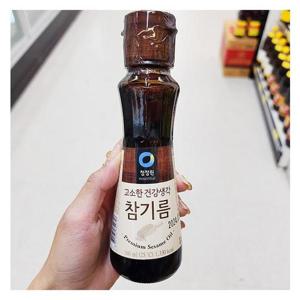 청정원 고소한건강생각 참기름 160ml x 2개 a33235