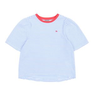 [빈]스카이 블루 스트라이프 티셔츠BZ18TS01SB