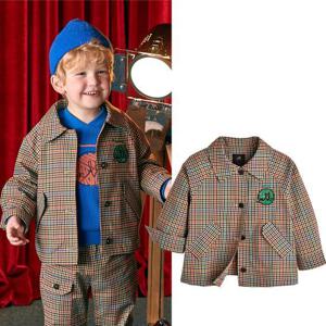 [모이몰른]쿠키체크자켓 M233JKG02P